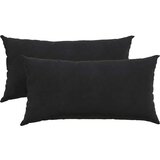 vidaXL jastučići za sofu 2 pcs crna 80 x 40 cm kordura tekstil | shoptok.hr