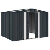  Vrtna kućica za pohranu antracit čelična 257 x 205 x 178 cm | shoptok.hr