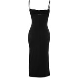Trendyol Black Collar Knitted Dress | shoptok.hr