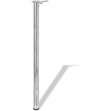 4 noge za stol podesive visine kromirane 1100 mm | shoptok.hr