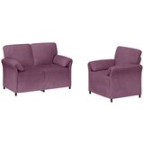  Set sofe 2 kom. Ljubičasta Baršun | shoptok.hr