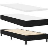 Box spring krevet s madracem Crna 80 x 200 cm tkanina | shoptok.hr