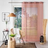 Douceur d intérieur Rožnata prosojna zavesa 140x280 cm Sandra – | Shoptok.si