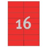 Avery Zweckform Etikete za označevanje, rdeče 105 x 37 mm | Shoptok.si