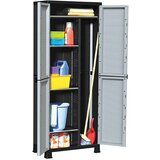 vidaXL Plastična omarica 68x39x171,5 cm | Shoptok.si