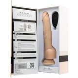 Addiction Naked Thrusting 9 - radio, potisni vibrator - prirodni (23 cm) | shoptok.hr