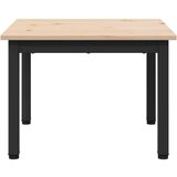  Stolić za kavu Prirodna 50 x 50 x 36 cm Čvrsto borovo drvo | shoptok.hr