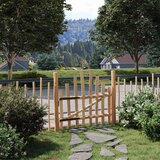  Lukasta ograda 100 x 90 cm Impregnirano drvo lješnjaka Prirodna | shoptok.hr