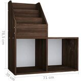  Stalak za dječje časopise boja hrasta 71 x 30 x 78,5 cm drveni | Eponuda.com