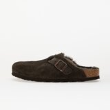 Birkenstock Sneakers Boston Shearling Suede Leather/ Fur Mocca EUR 37 Cene