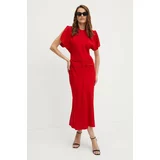 Victoria Beckham Obleka rdeča barva, 1324WDR005227A