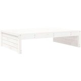  Vrtni tabure bijeli 120 x 80 cm od masivne borovine | shoptok.hr
