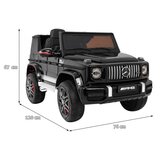  Licencirani auto na akumultor Mercedes G63 - crni/lakirani | shoptok.hr