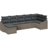 Set sofe 7 kom. Svjetlosiva poliratan | shoptok.hr