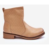 Boto Women's Woven Boots Beige Chilly | Shoptok.si