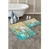 Set za kupatilo Zvezde i školjke sa gumenom podlogom 40x60cm + 60x90cm, SG-012