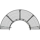  Klupa pod drvetom 4-Broj sjedala 160 x 80 x 89 cm Čelik Crna | shoptok.hr
