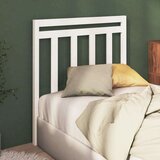  Uzglavlje za krevet bijelo 106 x 4 x 100 cm od masivne borovine | shoptok.hr