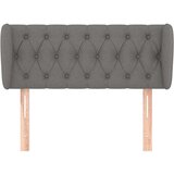  Vzglavje z ušesi temno sivo 103x23x78/88 cm blago, (20737970) | Shoptok.si