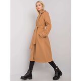 Fashion Hunters OH BELLA Camel long coat with a belt Cijene