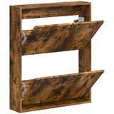  Ormar za cipele na zidu HAARLEM 71 x 17 x 86 cm Dimljeni hrast | shoptok.hr