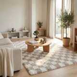 ESTE Bež/kremno bela preproga 80x150 cm Grida – | Shoptok.si