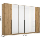 Rauch Möbel omara s klasičnimi vrati, bela, hrast artisan | Shoptok.si