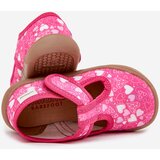 Boto Barefoot Slippers Girls With Hearts On Velcro Milami Fuchsia Talirae | Shoptok.si