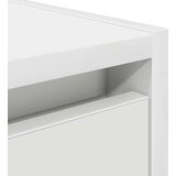  Stenske nočne omarice 2 kosa bele 38x34x40 cm | Shoptok.si