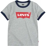 Levi's Majice s kratkimi rokavi BATWING RINGER TEE Siva