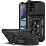  Hybrid Armor Camshield za Motorola Moto G22/Moto G4 Plus - Crna KP26653 | Shoptok.si