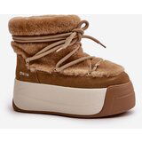Big Star Leather Women's Snow Boots On Thick Sole With Fur Big Star | shoptok.hr