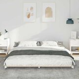  Krevetna konstrukcija Bijelo 180 x 220 cm Čvrsto borovo drvo | shoptok.hr