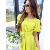 Edoti Women's midi dress with sleeves and round neckline elegant ELIA DL | Eponuda.ba