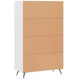  Visoka komoda bijela 69,5 x 31 x 115 cm od konstruiranog drva | shoptok.hr