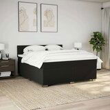  Krevet s oprugama i madracem crni 180x200 cm od tkanine | shoptok.hr
