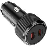  Auto punjač Hoco NZ14B 50W 3A 2 x USB-C crni | shoptok.hr