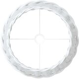  Sjenilo za svjetiljku bijelo Ø 45 x 28 cm od pruća | shoptok.hr