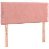 Box spring krevet s madracem ružičasti 100x200 cm baršunasti | shoptok.hr