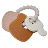 Jollein grickalica Teething Ring silikonska - Teddy Bear | shoptok.hr