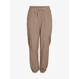 Noisy May Light brown women's sweatpants Kirby - Women