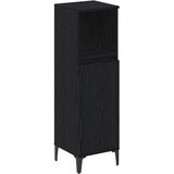  Set namještaja za kupaonicu 3 kom. Crni hrast Konstruirano drvo Crna 30 x 30 x 190 cm | Shoptok.si