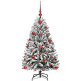  Umjetno božićno drvce Zelena i bijela 120 cm PVC i metal | shoptok.hr