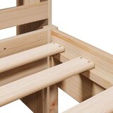  Krevet s regalom za knjige bez madraca 90x200 cm od borovine | shoptok.hr