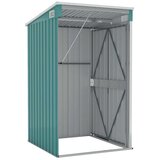  Zidno vrtno spremište zeleno 118 x 100 x 178 cm pocinčani čelik | shoptok.hr