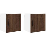  Zidni kuhinjski ormarić Zidne 2 pcs Smeđi hrast 40 x 31 x 40 cm | shoptok.hr