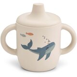 Liewood skodelica za učenje pitja iz silikona neil sea creature sandy | Shoptok.si