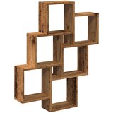 Maison Chic Stenska kockasta polica - Viseča polica iz starega lesa 78x15x93 cm, (21793332) Cene