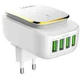 HIŠNI POLNILEC 220V adapter 4 x USB 4,4A z MicorUSB kablom