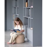 Wigiwama Svetlo rjav otroški tabure iz rebrastega žameta – | Shoptok.si